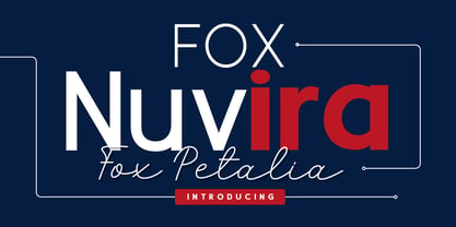 Fox Nuvira Font Poster 1