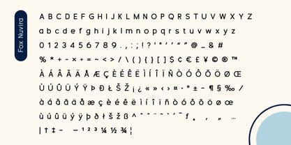 Fox Nuvira Font Poster 10