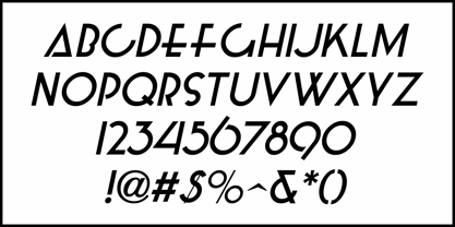 Curb Service JNL Font Poster 5