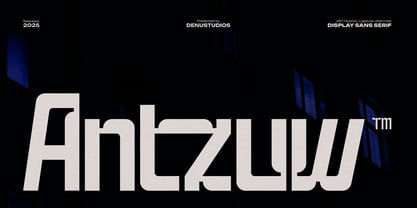 Antzuw Font Poster 1