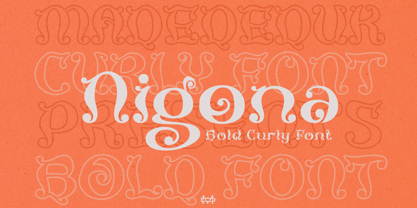 Nigona Font Poster 1