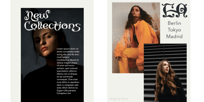 Nigona Font Poster 7