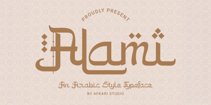Alami Font Poster 1