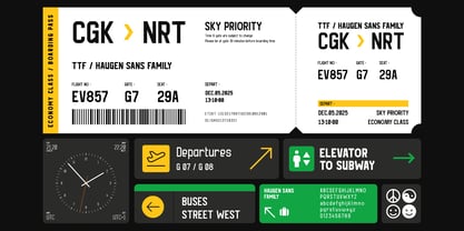 Haugen Sans Font Poster 6