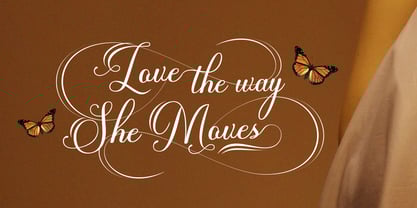 Mantirela Script Font Poster 10