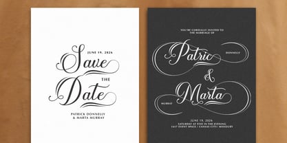 Mantirela Script Font Poster 11