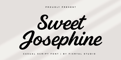 Sweet Josephine Font Poster 1