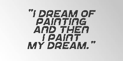 Belinte Font Poster 2