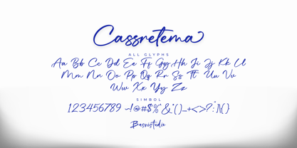Cassretema Font Poster 7