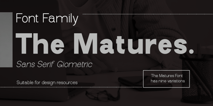 The Matures Font Poster 1