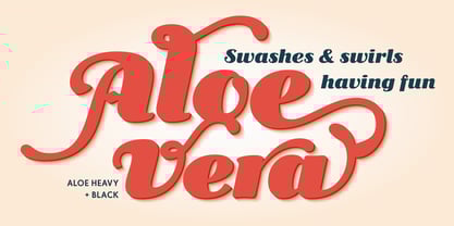 Aloe Font Poster 3