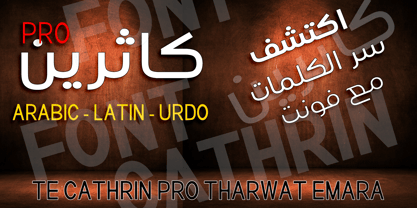 TE Catherine Pro Font Poster 1