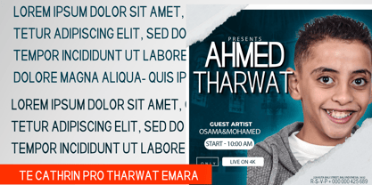 TE Catherine Pro Font Poster 4