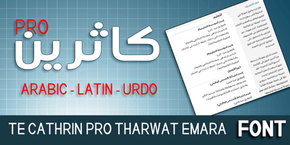 TE Catherine Pro Font Poster 2