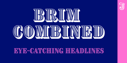 Brim Combined Font Poster 1