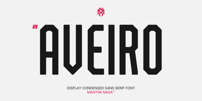 MN Aveiro Font Poster 1