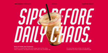 MN Aveiro Font Poster 4