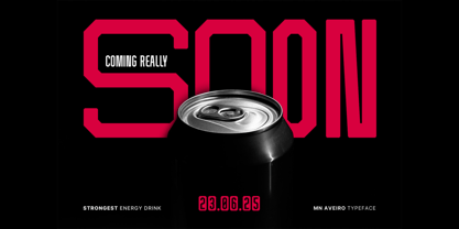 MN Aveiro Font Poster 5