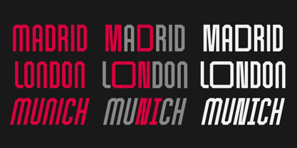 MN Aveiro Font Poster 9