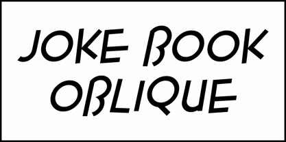 Joke Book JNL Font Poster 4