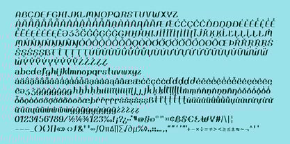 Elvink Font Poster 7