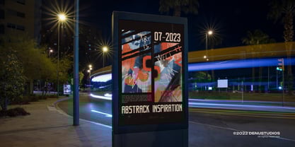 Outsiders Original Font Poster 8