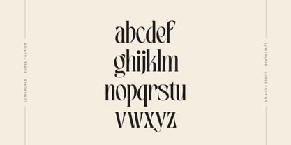 Zurse Fashion Font Poster 5