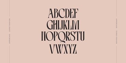 Zurse Fashion Font Poster 4