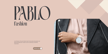 Zurse Fashion Font Poster 2