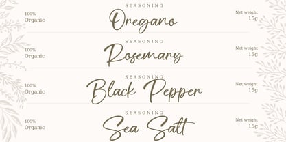 Senllich Font Poster 3