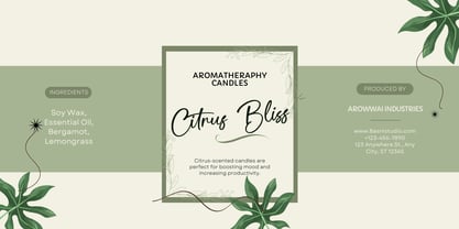 Senllich Font Poster 8