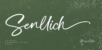 Senllich Font Poster 1