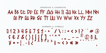 CF Crimptoned Font Poster 6