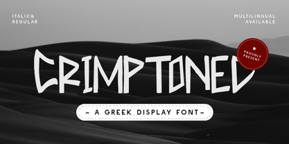 CF Crimptoned Font Poster 1