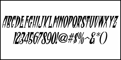 Sinister Nouveau JNL Font Poster 5