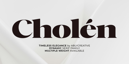 Cholen Font Poster 1