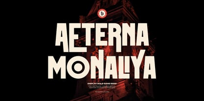 Aeterna Monaliya Font Poster 1