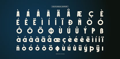 Aeterna Monaliya Font Poster 11