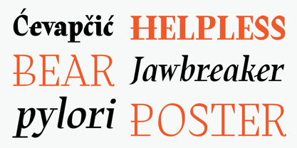 Rebuke Font Poster 9