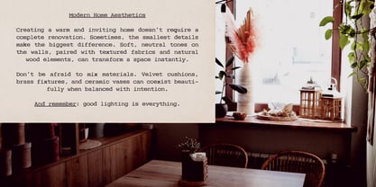 Cute Typewriter Font Poster 3