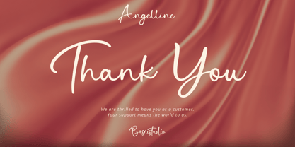 Angelline Font Poster 12
