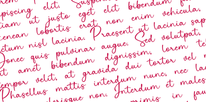 Angelline Font Poster 4