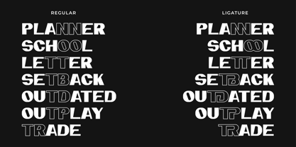 Trenty Font Poster 5