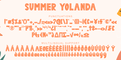 Summer Yolanda Font Poster 6