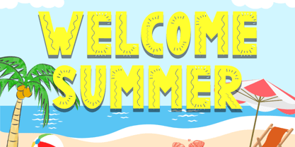 Summer Yolanda Font Poster 2