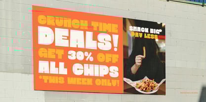 Blooby Chunky Block Font Poster 5