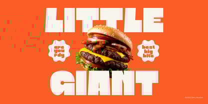 Blooby Chunky Block Font Poster 3