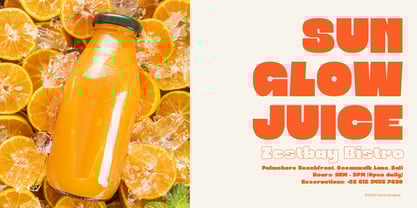 Blooby Chunky Block Font Poster 4