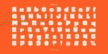 Blooby Chunky Block Font Poster 10