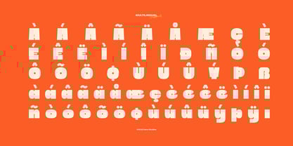 Blooby Chunky Block Font Poster 11